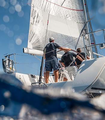 Sailing on Lake Titicaca